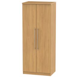 Ready Assembled 2 U Carlton 2 Door Wardrobe (Ready Assembled) in Natural - Size: Large - thumbnail 1
