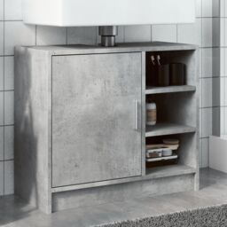 Berkfield Home Sink Cabinet Concrete Grey 63x29x55 cm Engineered Wood - Size: 63 x 29 x 55 cm - thumbnail 1