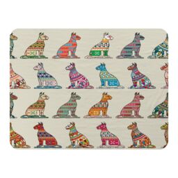 Benjamin Tate Design Egyptian Cats Blanket in Natural - Size: 120 cm x 150 cm - thumbnail 1
