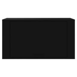 Berkfield Home Wall-mounted Shoe Cabinet Black 70x35x38 cm Engineered Wood - Size: 70 x 35 x 38 cm - thumbnail 5