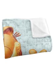 Garfield Free Hugs Silky Touch Super Soft Throw Blanket 152 X 127 cm in White - thumbnail 3