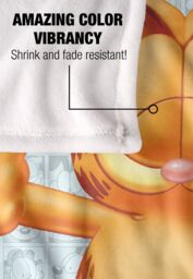Garfield Free Hugs Silky Touch Super Soft Throw Blanket 152 X 127 cm in White - thumbnail 4