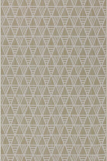 Kukoon Beige Geometric Outdoor, Garden & Patio Area Rug - Size: 120 cm x 170 cm - image 1