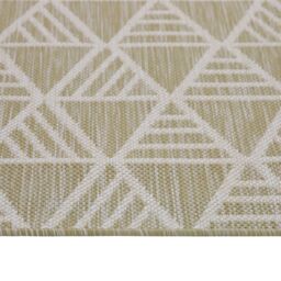 Kukoon Beige Geometric Outdoor, Garden & Patio Area Rug - Size: 120 cm x 170 cm - thumbnail 3