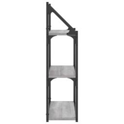 Berkfield Home 3-Tier Wall Shelf Grey Sonoma 60x21x78.5 cm Engineered Wood - thumbnail 5