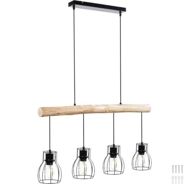 tectake Pendant Light Woody - image 1