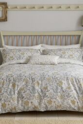 Morris & Co 'Compton' Cotton Duvet Cover Set in Natural - Size: Double - thumbnail 1