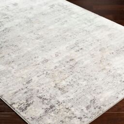 Livabliss Wanderlust-Abstract Grey Ivory Blue Modern Marble Living Dining Bedroom Rug in Silver - Size: 80 cm x 150 cm - thumbnail 6