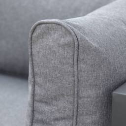STILVORA Sofa 6-Seater with aluminium frame grey - thumbnail 7