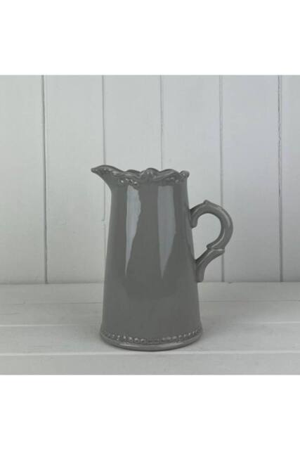 KDMD Grey Jug with Decorative Rim TL15.5cm - image 1