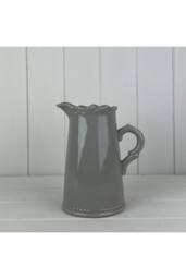KDMD Grey Jug with Decorative Rim TL15.5cm - thumbnail 2