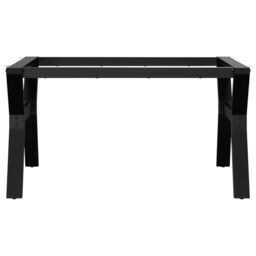 Berkfield Home Coffee Table Legs Y-Frame 80x70x43 cm Steel in Black - Size: 80 x 70 x 43 cm - thumbnail 4
