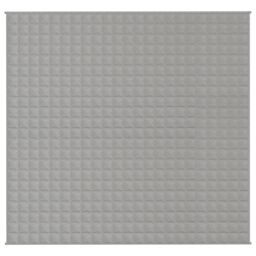 Berkfield Home Weighted Blanket Grey 220x235 cm King 15 kg Fabric - thumbnail 3