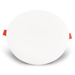 ENER-J Pack of 4 12W Frameless Recessed Surface Super LED 105mm Round 3000K P in White - thumbnail 1