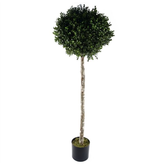 Leaf Buxus Ball Artificial Tree UV Resistant Outdoor Topiary 140cm Botanik in Green - image 1