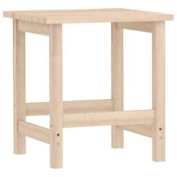 Berkfield Home Elegant Garden Adirondack Chair with Table Solid Fir Wood in Beige - thumbnail 7