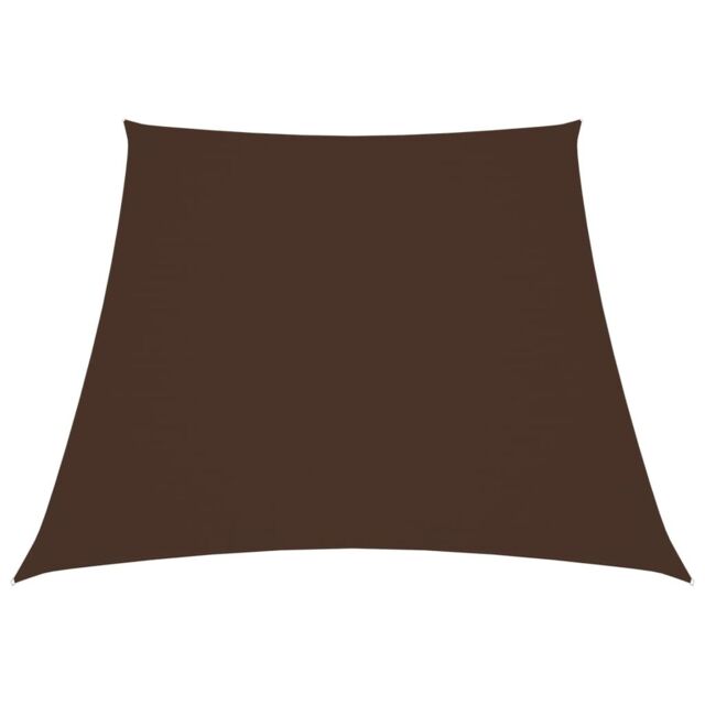 Berkfield Home Sunshade Sail Oxford Fabric Trapezium 2/4x3 m Brown - image 1