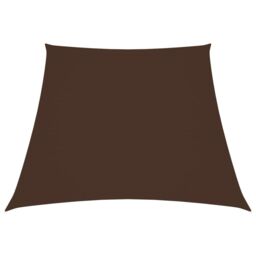Berkfield Home Sunshade Sail Oxford Fabric Trapezium 2/4x3 m Brown - thumbnail 1