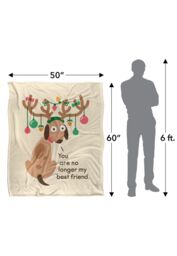 David Olenick Misplaced Loyalty Silky Touch Super Soft Throw Blanket 152 X 127 cm in White - thumbnail 5