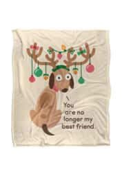 David Olenick Misplaced Loyalty Silky Touch Super Soft Throw Blanket 152 X 127 cm in White - thumbnail 1