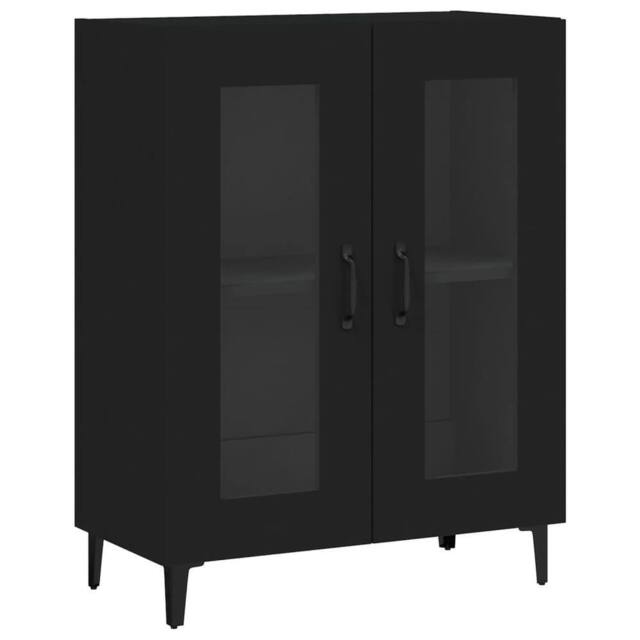 Berkfield Home Sideboard Black 69.5x34x90 cm Engineered Wood - image 1