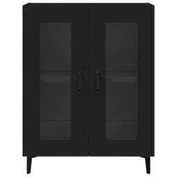 Berkfield Home Sideboard Black 69.5x34x90 cm Engineered Wood - thumbnail 6