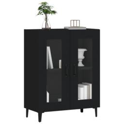 Berkfield Home Sideboard Black 69.5x34x90 cm Engineered Wood - thumbnail 3