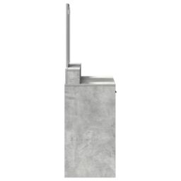 Berkfield Home Dressing Table with Drawers¬†Concrete Grey 79x41x140 cm - Size: 79 x 41 x 140 cm - thumbnail 7