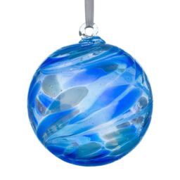 Sienna Glass Birthstone Ball September Sapphire in Blue - thumbnail 4