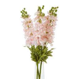 Lemon Pavilion Furniture and Decor The Natural Garden, Elatum Delphinium Single Stem Flower, H78 cm, Pink - thumbnail 3