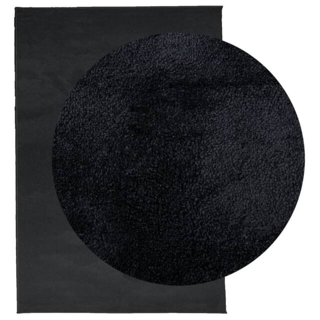 Berkfield Home Rug OVIEDO Short Pile Black 200x280 cm - Size: Medium - image 1