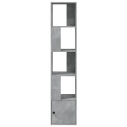 Berkfield Home Bookcase Concrete Grey 40x36x189 cm Engineered Wood - Size: 40 x 36 x 189 cm - thumbnail 3