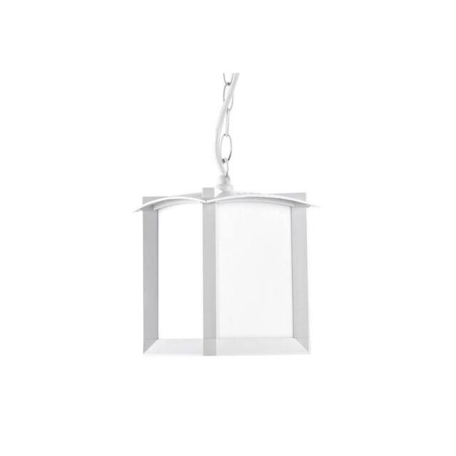 Netlighting Mark 1 Light Outdoor Ceiling Pendant Light White E27 Special Offer