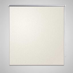 Berkfield Home Roller blind blackout 80 x 175 cm Off-white in White