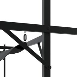 Berkfield Home Pergola with Retractable Roof Anthracite 589x292x230 cm in Black - Size: 589 x 292 x 230 cm - thumbnail 5