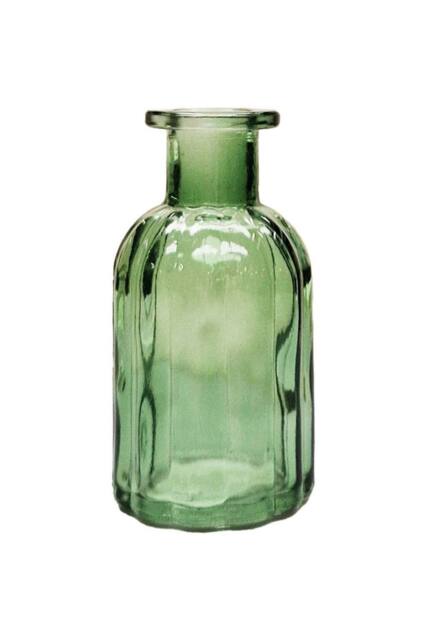 KDMD Green Flora Bottle Glass Vase 13.7cm 6 Pack - image 1