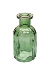 KDMD Green Flora Bottle Glass Vase 13.7cm 6 Pack - thumbnail 8