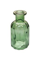 KDMD Green Flora Bottle Glass Vase 13.7cm 6 Pack - thumbnail 6