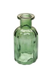 KDMD Green Flora Bottle Glass Vase 13.7cm 6 Pack - thumbnail 7