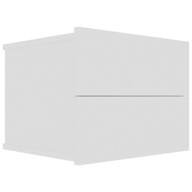 Berkfield Home Elegant Bedside Cabinets 2 pcs White 40x30x30 cm Engineered Wood - Size: 40 x 30 x 30 cm - image 1