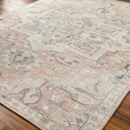 Livabliss Becki Owens Elle-Vintage Grey Beige Brown Traditional Boho Living Dining Rug in Pink - Size: 200 cm x 275 cm - thumbnail 6