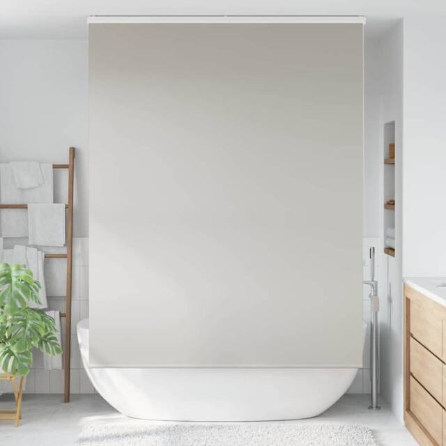 Berkfield Home Shower Roller Blind with Cassette 160x240 cm Fabric Width 156 cm in Grey - image 1