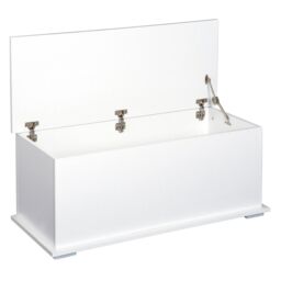 113L Storage Chest, Storage Box with Flip-Top Lid for Entryway