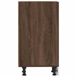 Berkfield Home Bottom Cabinet Brown Oak 40x44.5x81.5 cm Engineered Wood - thumbnail 5