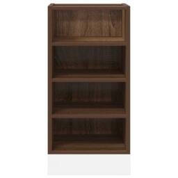 Berkfield Home Bottom Cabinet Brown Oak 40x44.5x81.5 cm Engineered Wood - thumbnail 4