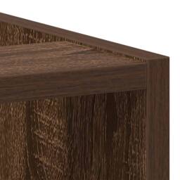 Berkfield Home Bottom Cabinet Brown Oak 40x44.5x81.5 cm Engineered Wood - thumbnail 7