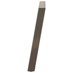 Berkfield Home Modern vidXL Dining Table Legs U-Shaped 2 pcs Natural Steel 50x(7 in Brown - thumbnail 6