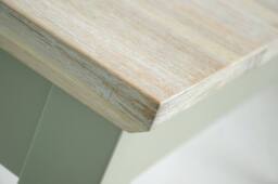 Statement Furniture Florence Rectangle Extendable Kitchen Dining Table in Light Green - thumbnail 6