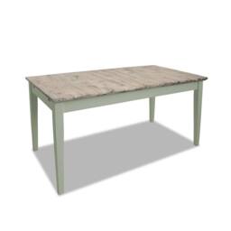 Statement Furniture Florence Rectangle Extendable Kitchen Dining Table in Light Green - thumbnail 2