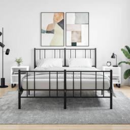 Berkfield Home Bedside Cabinets 2 pcs White 40x30x50 cm Engineered Wood - Size: 40 x 30 x 50 cm - thumbnail 2